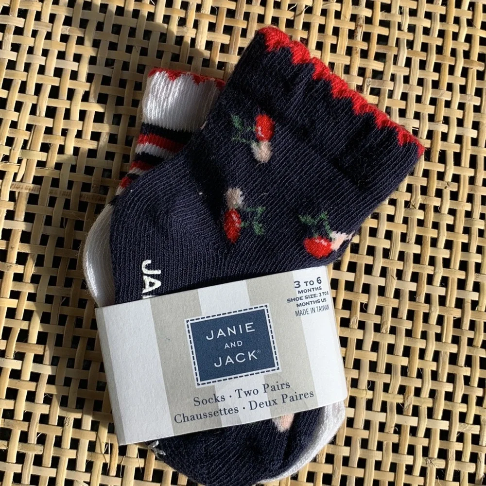 Janie and Jack Baby Girl Bundle 3 Pair of Socks